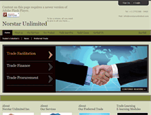 Tablet Screenshot of norstarunlimited.com